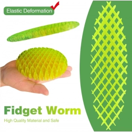 Portable Stretchy Squeeze Toys Fidgets Worm Toy Sensory Slug Toy For Kids Adults Office Workers Students Stress Anxietys Relief