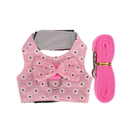 Rabbit Vest Small Animal Harness and Leash Escape-Proof Belt 3 Sizes Adjustable Pet Clothes for bunny Hamster Rat