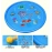 Children Play Spray Mat 100cm Beach Inflatable Water Sprinkler Pad Outdoor Game Toy Lawn Swimming Pool Mat Kids Toys