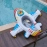 Airplane shape Infant Float Pool Swimming Ring Inflatable Circle Baby Seat with Steering Wheel Summer Beach Party Pool Toys