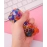 Anti-Stress Grape Ball Rainbow Squeeze Grape Toys Colorful Mesh Ball Soft Elastic Anxiety Relief Fidget Ball Decompression Toy