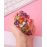 Anti-Stress Grape Ball Rainbow Squeeze Grape Toys Colorful Mesh Ball Soft Elastic Anxiety Relief Fidget Ball Decompression Toy