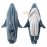 Shark Blanket Adult Cartoon Sleeping Bag Pajama Hooded Warm Flannel Funny Homewear Shark Onesie Sleeping Bag Winter Warm Blanket