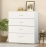 Newest design of 4-Drawer Dresser Bedroom Storage Bedside Nightstand Chest of 4 Drawers with USB