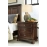 Porter Classic 2 Drawer Nightstand with Dovetail and Ball-bearing Construction, Dark Brown